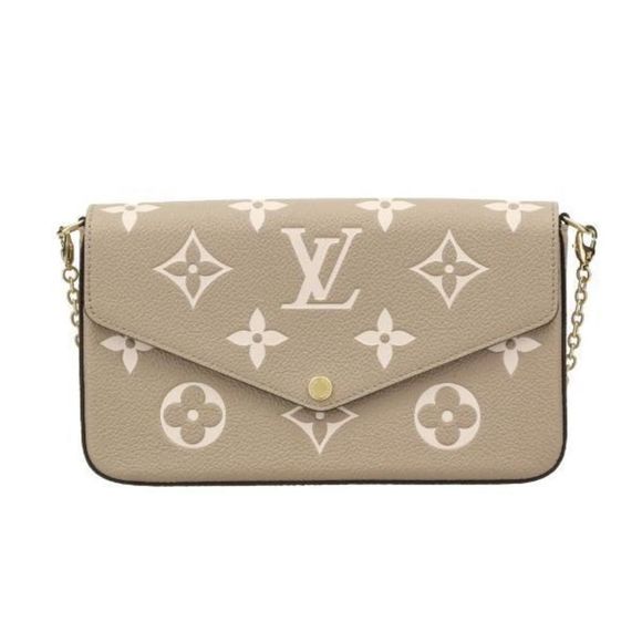 Louis Vuitton Shoulder Bag Amplant Pochette Felicity Cream - Picture 1 of 7